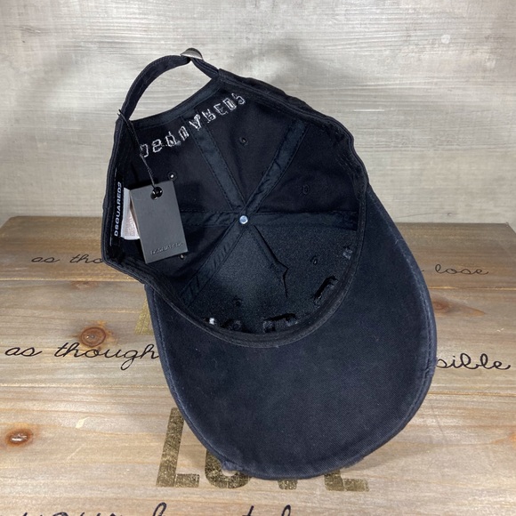 Dsquared2 ICON Black Limited Edition Baseball Cap - Picture 4 of 4